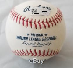 Miguel Cabrera game used RBI single baseball, MLB authenticated