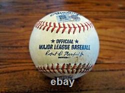 Mike Fiers Astros Game Used NO HITTER Baseball 8/21/2015 vs Dodgers Gattis Foul