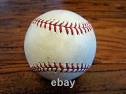 Mike Fiers Astros Game Used NO HITTER Baseball 8/21/2015 vs Dodgers Gattis Foul