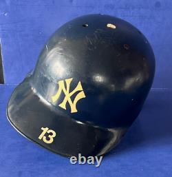 Mike Pagliarulo Game Used Worn Batting Helmet NY Yankees Baseball