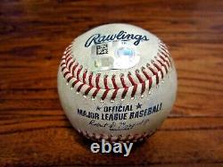 Mike Trout Angels Game Used Baseball 9/9/2022 Astros Logo 5th Straight Home Run