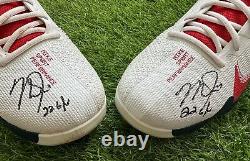 Mike Trout Game Used Cleats 2022 City Connect Signed LOA