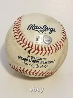 Mike Trout & Justin Upton Rawlings Official MLB Game Used Baseball MLB