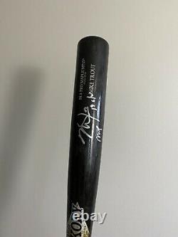 Mike Trout Signed 2019 MVP Season Game Used Bat Inscribed 19 G/U and MVP