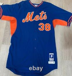 New York Mets Game Used BP Jersey Size 48 Very Special In Mint Condition
