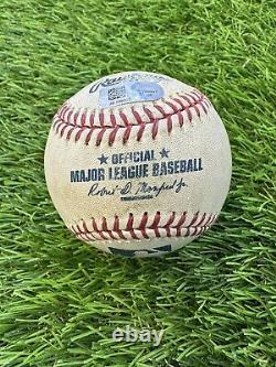 Nolan Arenado Colorado Rockies Game Used Baseball MLB Auth 575th Career Hit