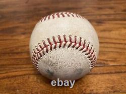 Oscar Colas White Sox Game Used SINGLE Baseball 4/1/2023 vs Astros SECOND Hit #2