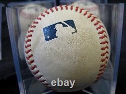 Ozzie Albies Game Used Baseball RBI Single Career Hit #653 Braves 5/23/22