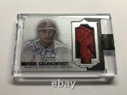 Paul Goldschmidt Auto 2019 Topps Dynasty Game Used PATCH Autograph SP/5 Cardinal