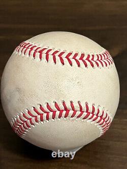 Pete Alonso MLB Authenticated Baseball Game Used Single Mets Rockies 5/11/22