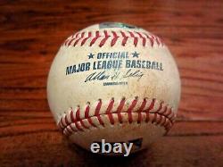 Prince Fielder Brewers Game Used RBI DOUBLE Baseball 8/6/2011 Hit #945 vs Astros
