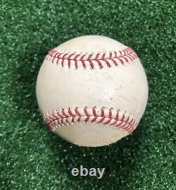 RARE Roy Halladay AT-BAT Phillies Game Used Baseball 4/11/2010 CG Win #150 HOF