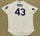 Rios Size 48 #43 2019 Los Angeles Dodgers Game Used Jersey Issued Mlb Holo