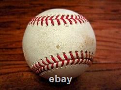Ralph Garza Astros Game Used TWO STRIKEOUT Baseball 6/20/2021 K #5 & 6 Moncada
