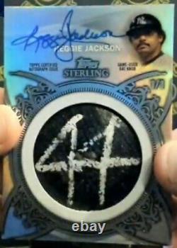 Reggie Jackson 2021 Topps Sterling Game Used Bat Knob Auto 1/1 One Of One