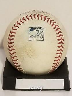 Rhys Hoskins & German Marquez Game Used Rawlings Official MLB Baseball MLB