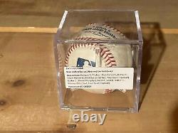 Rick Porcello Bryce Harper Strikeout Game Used Baseball Nationals Red Sox