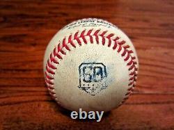 Robbie Grossman Tigers Game Used DOUBLE Baseball 5/5/2022 Astros 60 Logo Hit 749