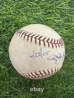Roger Clemens Astros Game Used Baseball Career Win 334 6/22/05 MLB Auth LOA Auto