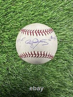 Roger Clemens Astros Game Used Baseball Career Win 337 7/27/05 MLB Auth LOA Auto