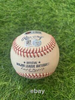 Ronald Acuna Jr. Atlanta Braves Game Used Baseball Signed MLB Authenticated