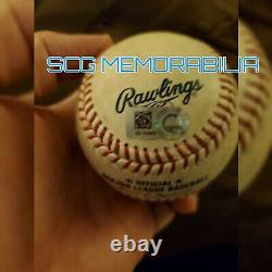 Ronald Acuna Jr First Homerun Game Used Ball Mlb Certified READ DESCRIPTION