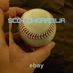 Ronald Acuna Jr First Homerun Game Used Ball Mlb Certified READ DESCRIPTION