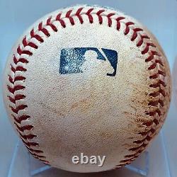 Ronald Acuna Mlb Game Used Baseball Braves 9/18/18 Final Rookie Hr #26 Ab Nl Roy