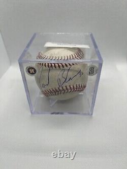 Ronel Blanco Houston Astros Game Used Signed Autographed Baseball 7/6/23 +video