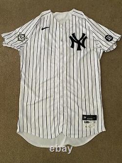 Rougned Odor 2021 Game Used & Worn NY Yankees Jersey Jackie Robinson Day MLB