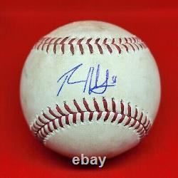 Ryan Helsley Autographed Ball Game Used Strikeout 4/9/22 MLB COA Cardinals