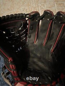 Ryan Zeferjahn Game Used Worn Signed Rawlings Glove Red Sox Sea Dogs