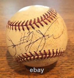 SAMMY SOSA #456 Home Run Hit Game Used Signed Baseball 2002 Chicago Cubs