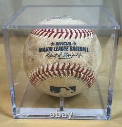 SEAN MANAEA PITCHED GAME-USED BASEBALL from MLB DEBUT 4/29/2016 ATHLETICS A's