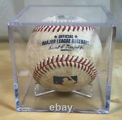 SEAN MANAEA RARE 3-OUT GAME-USED BASEBALL with 84th & 85th MLB STRIKEOUTS 2016 A's