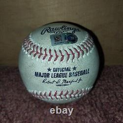 SPENCER STRIDER (96.7mph) Opening Day Wknd Game Used Ball 4/1/23 CareerWin#13