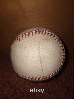 SPENCER STRIDER 99.6mph (9th Career Inning Pitched) MLB Game Used Ball 4/17/22