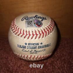 SPENCER STRIDER MLB Opening Day Series Game Used Baseball (Wild Pitch) 4/1/23