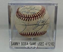Sammy Sosa 2002 Game Used Baseball