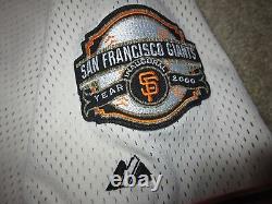 San Francisco Giants #31 MLB Game Worn Used 2000 Majestic Baseball Jersey 46