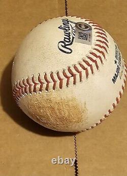 Sean Murphy Game Used Baseball Career 55th Double Career Hit 195 Astros 7/15/22