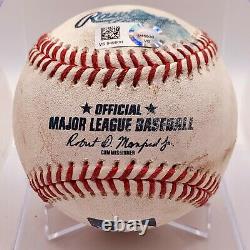 Seiya Suzuki Mlb Debut Game Used Baseball Chicago Cubs Opening Day 4/7/22 Japan