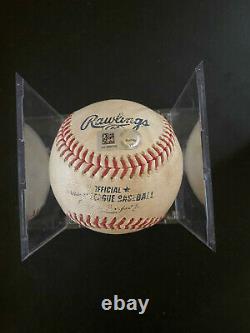 Shohei OHTANI -Angels Authenticated GAME USED 6 PITCHED Baseball 8/12/21-Win 7