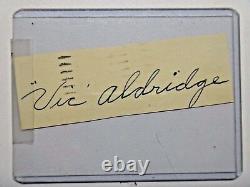 Super Rare Vic Aldridge Game Used 1925 World Series Baseball Glove