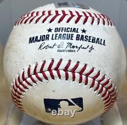 TREVOR STORY RBI DOUBLE CAREER HIT #810 GAME-USED BASEBALL RED SOX A's 6/4/2022