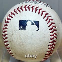 TREVOR STORY RBI DOUBLE CAREER HIT #810 GAME-USED BASEBALL RED SOX A's 6/4/2022