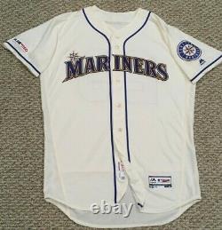 TUIVAILALA #26 sz 46 2019 Seattle Mariners Home Cream game used jersey 150 MLB
