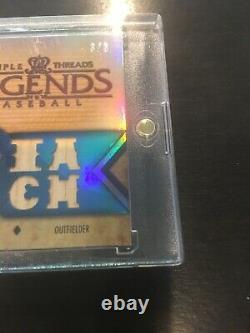 TY COBB 2012 Topps Triple Threads Legends Game Used Bat GOLD Serial #3/3