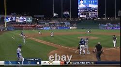 Trea Turner Dodgers Game Used Baseball 2 RBI Single Hit #979, RBIs #416 & 417
