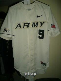 USMA Army Black Knights West Point game used Nike Baseball jersey! AMAZING! LOO